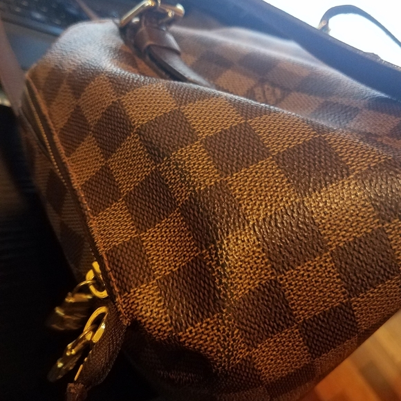 SOLD@!Auth. Louis Vuitton Dam. Ebene Belem MM Hand - Picture 8 of 14